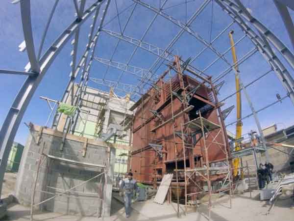 Montaža parnog kotla 30t/h pare<br /> gorivo je biomasa ugalj i otpad RDF 143 Montaža parnog kotla 30t/h pare, gorivo je biomasa ugalj i otpad RDF