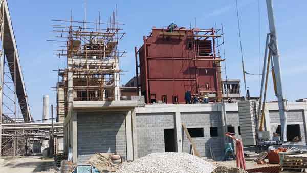 Početak izgradnje kotlovskog postrojenja 30t/h pare 144 Početak izgradnje kotlovskog postrojenja 30t/h pare