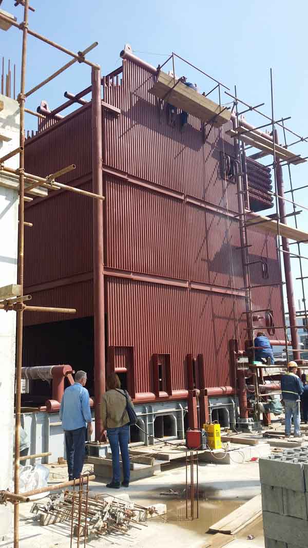 Početni radovi na montaži industrijskog kotla 24 MW 142 Početni radovi na montaži industrijskog kotla 24 MW