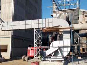 Priključak Izmedju Dimnjaka I Ventilatora