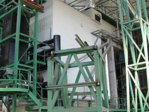 Silo waste boiler
