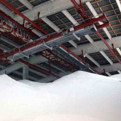 Transport system for filling from above